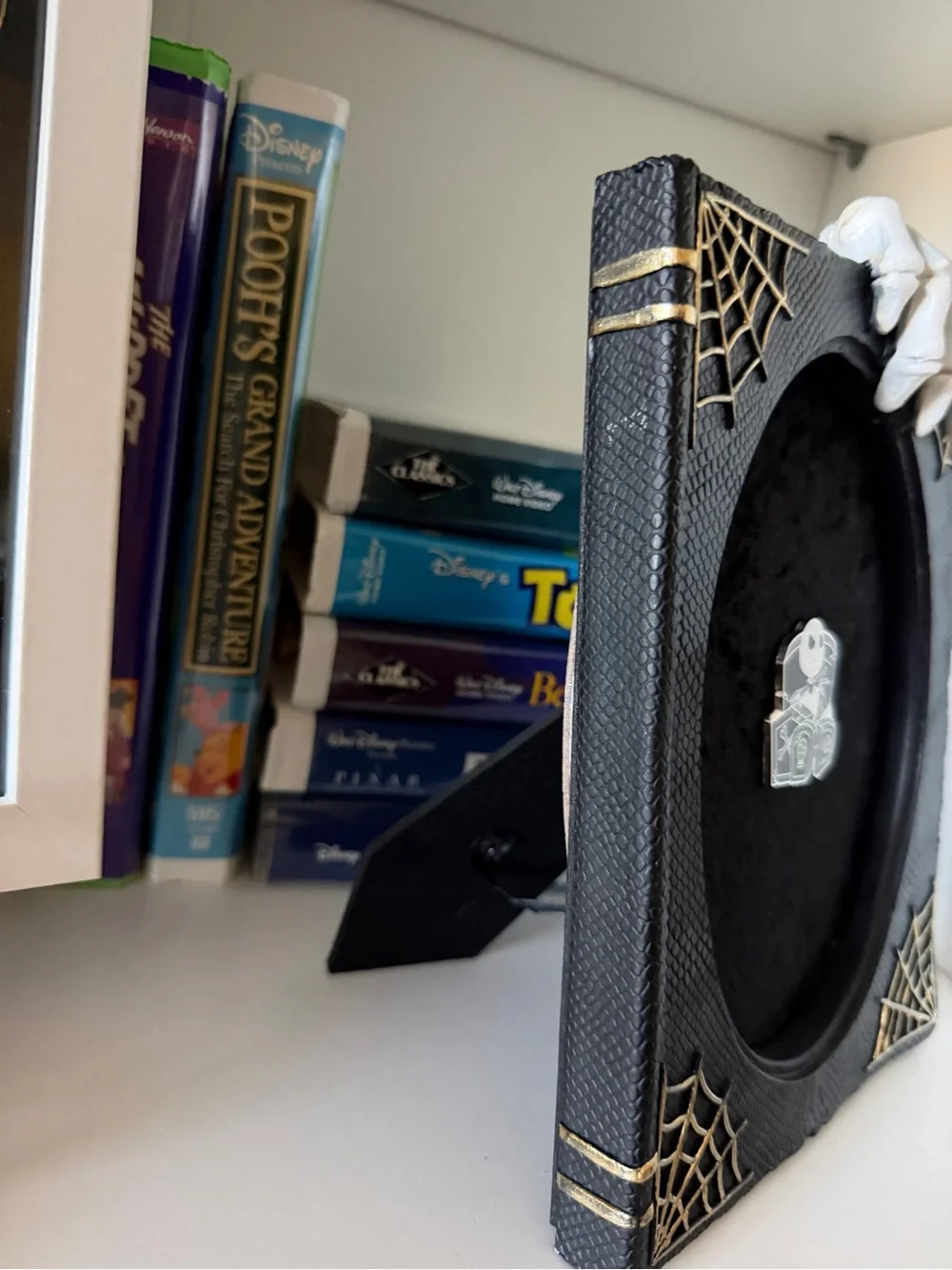 Halloween Skeleton Hand/ Book Decorative Frame Pin Board